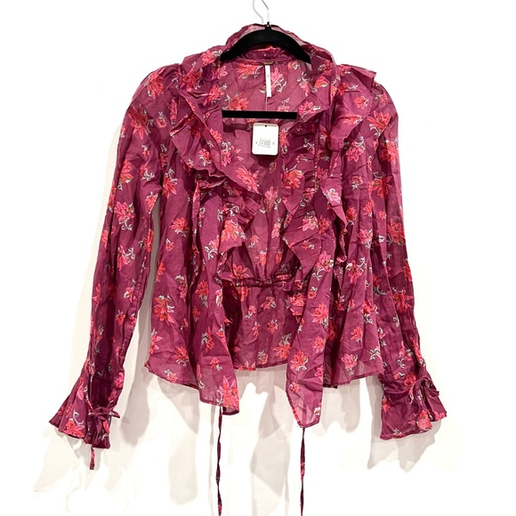 FINAL PRICE Free People Amanda Ruffle Top - Picture 9 of 12
